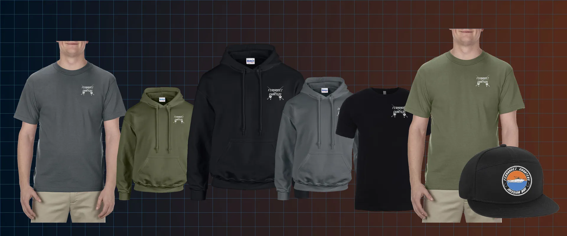 Fernandez Charters merch collection