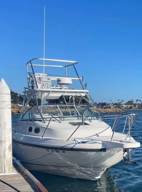 The Kate Elizabeth tied up on a bluebird San Diego morning.